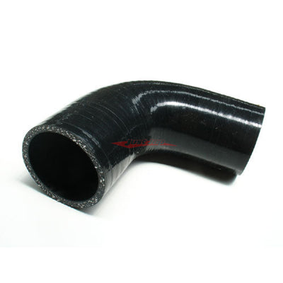 Cooling Pro Silicone 2.25 Inch / 57mm 90 Degree Bend Elbow Hose Black