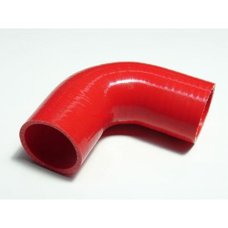 Cooling Pro Silicone 2.25 Inch / 57mm 90 Degree Bend Elbow Hose Red