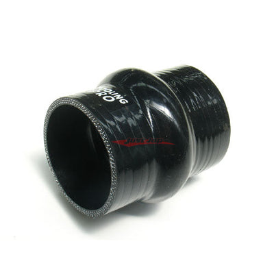 Cooling Pro Silicone 2.5 Inch / 63mm Humped Joiner Hose Black