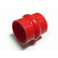 Cooling Pro Silicone 2.5 Inch / 63mm Humped Joiner Hose Red