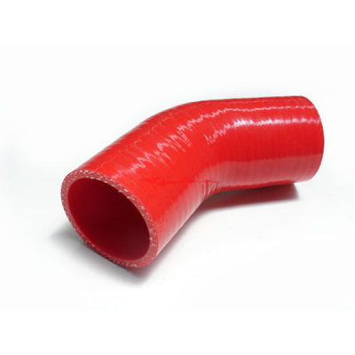 Cooling Pro Silicone 2 Inch / 51mm 45 Degree Bend Hose Red