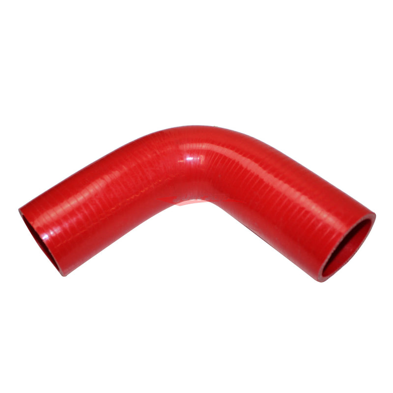 Cooling Pro Silicone 3.5 Inch / 88mm 90 Degree Bend Elbow Hose Red