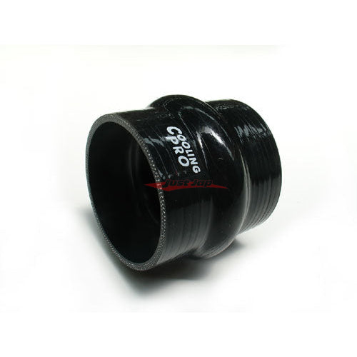 Cooling Pro Silicone 3.5 Inch / 88mm Humped Joiner Hose Black