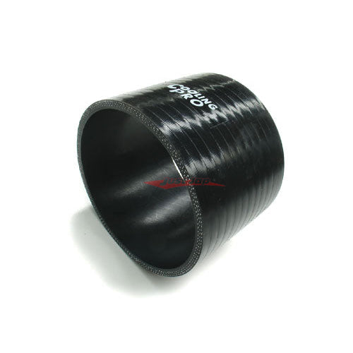 Cooling Pro Silicone 3.5 Inch / 88mm Straight Joiner Hose Black