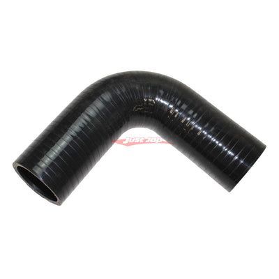 Cooling Pro Silicone 3 Inch / 76mm 90 Degree Bend Elbow Hose Black