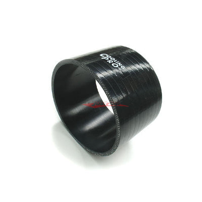 Cooling Pro Silicone 4 Inch / 102mm Straight Joiner Hose Black