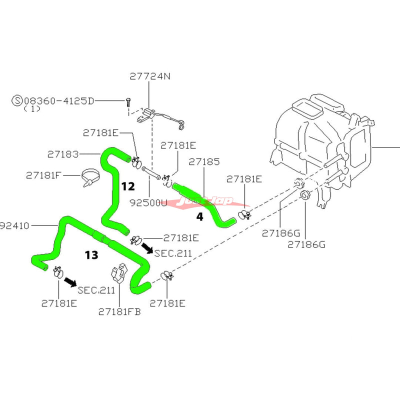 Cooling Pro Silicone Engine Hose Kit Fits Nissan R32 GTR (RB26DETT)