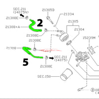 Cooling Pro Silicone Engine Hose Kit Fits Nissan R33 Skyline, C34 Stagea Ser. 1 & C34 Laurel (RB25DET)