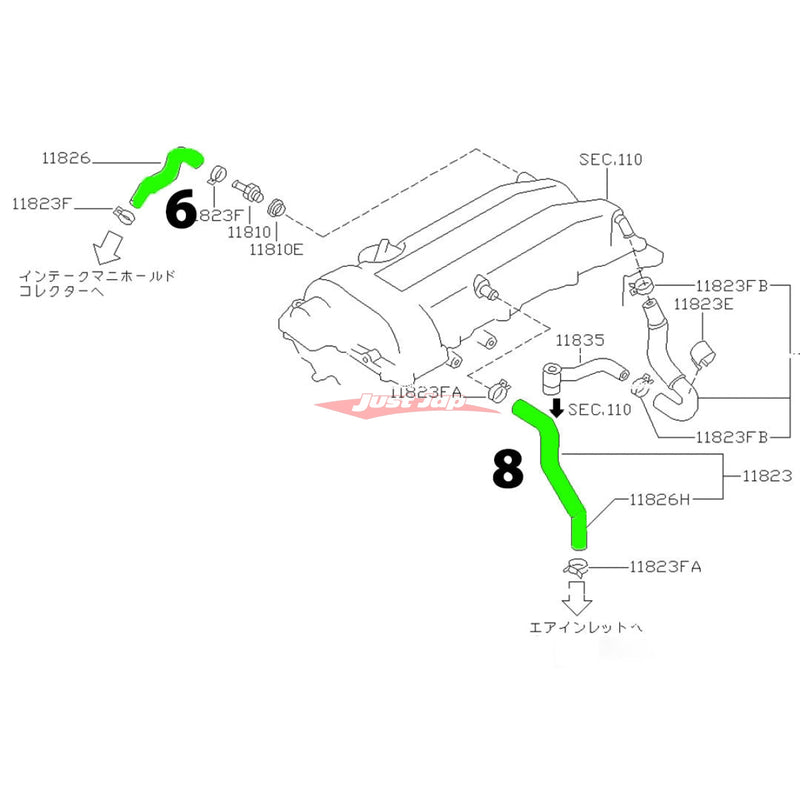 Cooling Pro Silicone Engine Hose Kit Fits Nissan S14/S15 Silvia & 200SX (SR20DET)