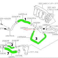 Cooling Pro Silicone Engine Hose Kit Fits Nissan S14/S15 Silvia & 200SX (SR20DET)