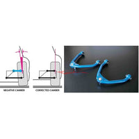 Cusco Front Upper Camber Arms Fits Toyota Chaser / Cresta / Mark II (JZX90/JZX100)