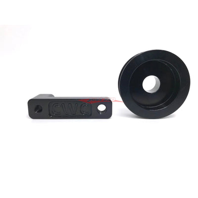 CWC LS1 Alternator RB Twin Cam Billet Conversion Kit (Black) Fits Nissan RB20/RB25/RB26