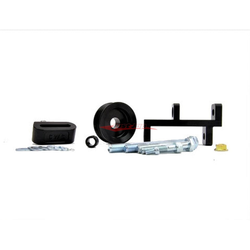 CWC LS1 Alternator SR Twin Cam Billet Conversion Kit (Black) Fits Nissan SR20