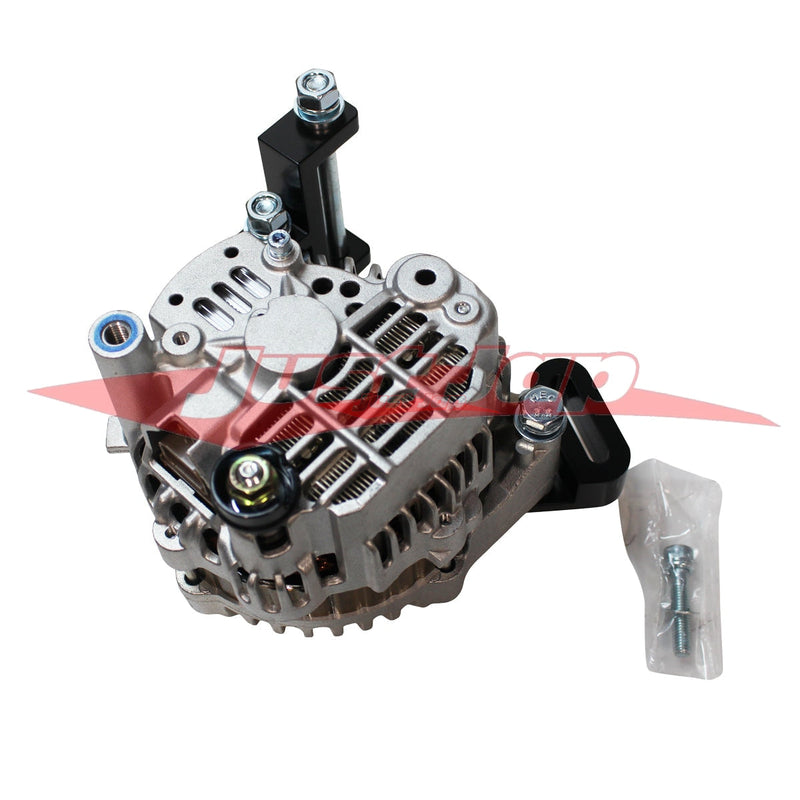 CWC LS1 Alternator & SR Twin Cam Billet Conversion Kit (Silver) Fits Nissan SR20