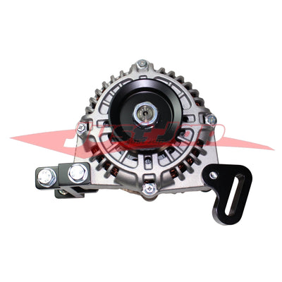 CWC LS1 Alternator & SR Twin Cam Billet Conversion Kit (Silver) Fits Nissan SR20