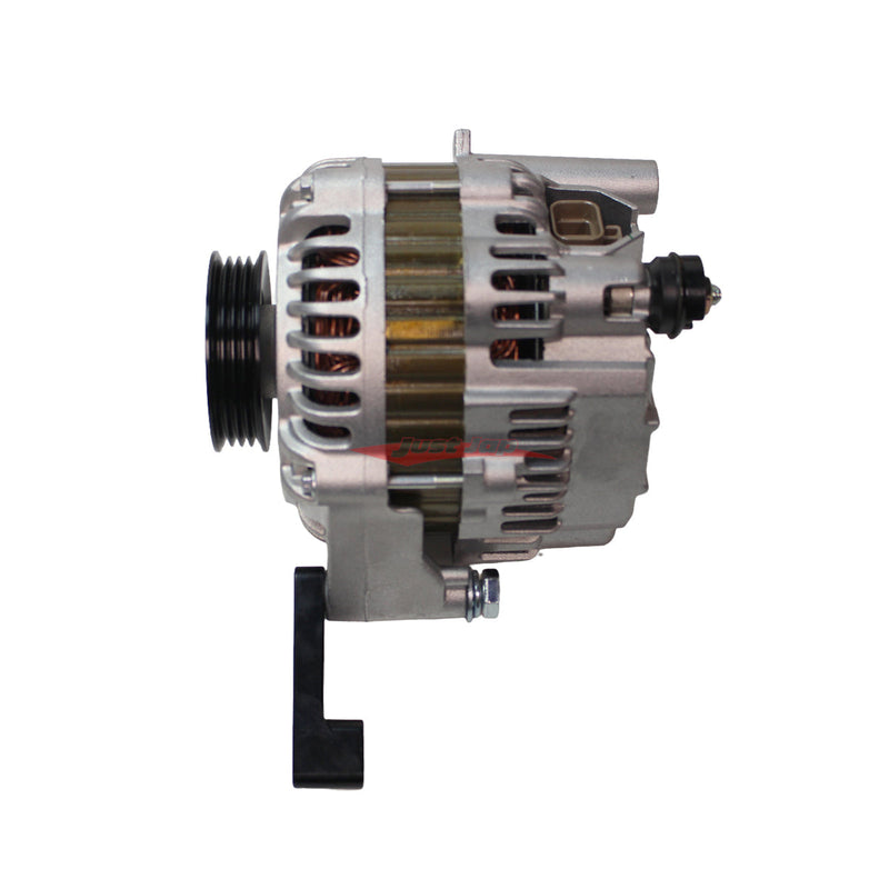 CWC LS1 GM 140A Alternator & RB Twin Cam Billet Conversion Kit (Black) Fits Nissan RB20 RB25 RB26 RB30