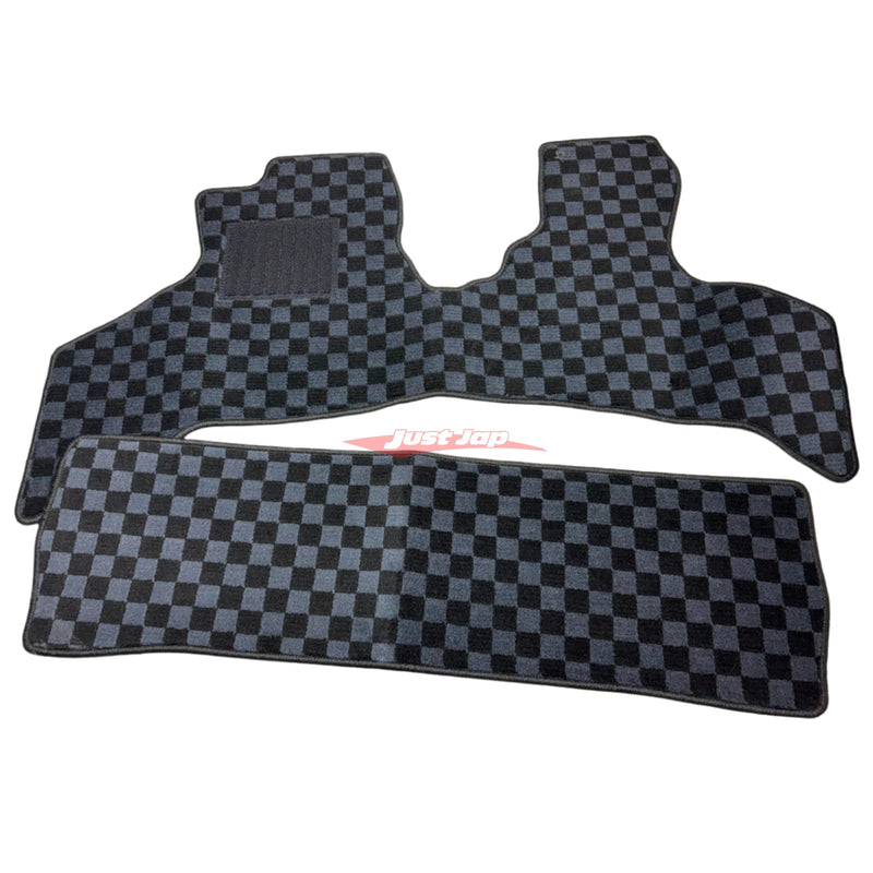 Daihatsu Floor Mats Chequered Style Fits Daihatsu S700/S710 Atrai/Deck Van/Cargo Van