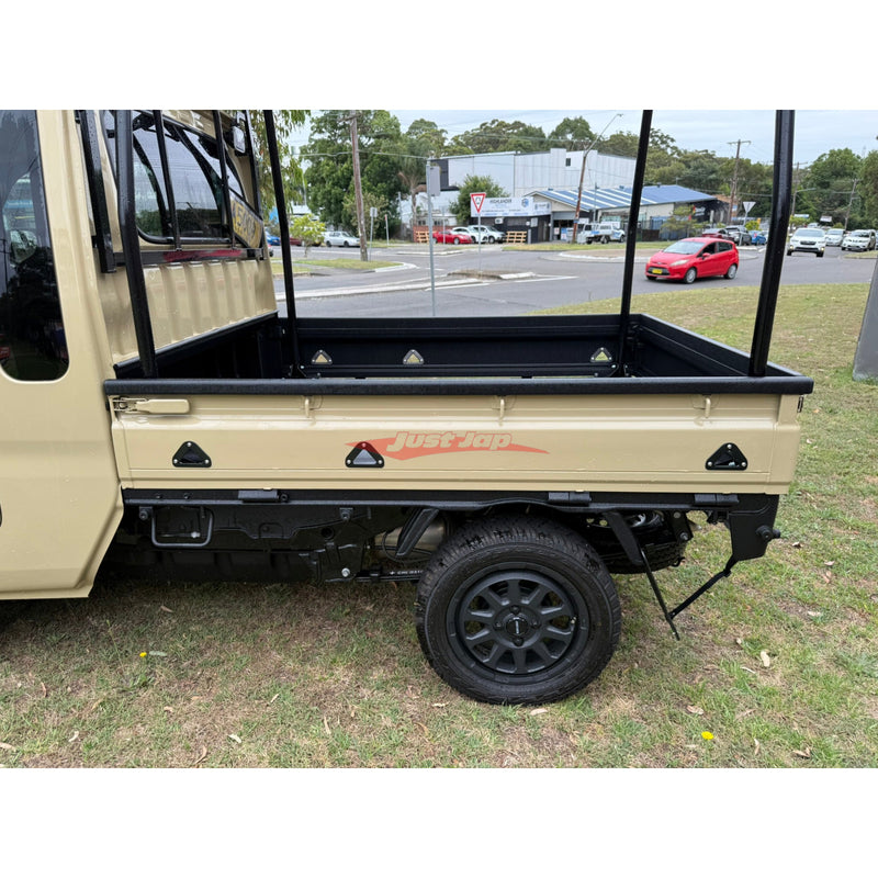 Daihatsu Hi-Jet 2024, New, Manual 4x4, Full Length Roof Rack, Sandy Taupe