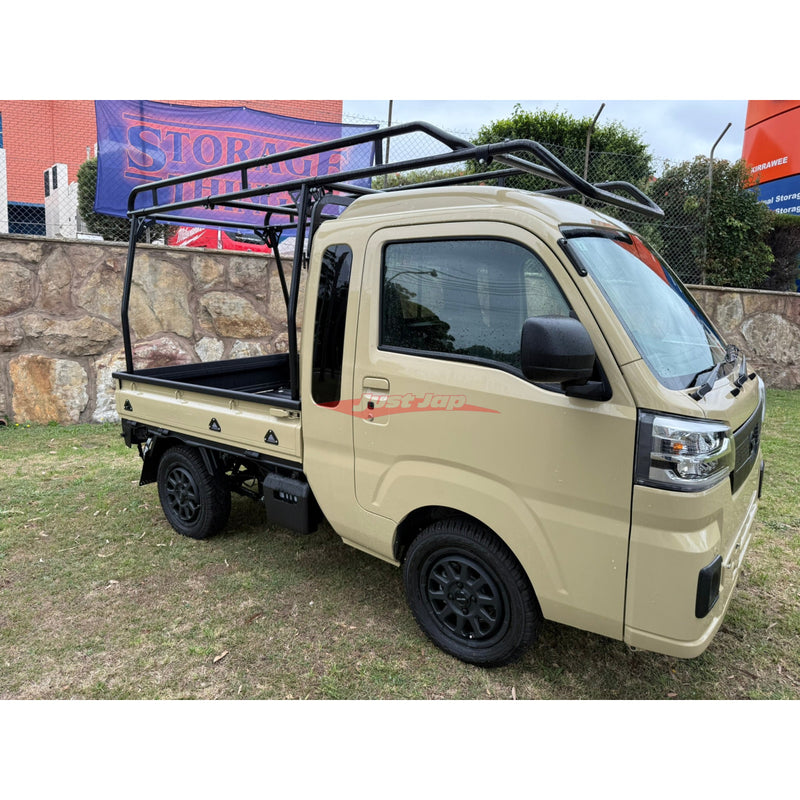 Daihatsu Hi-Jet 2024, New, Manual 4x4, Full Length Roof Rack, Sandy Taupe