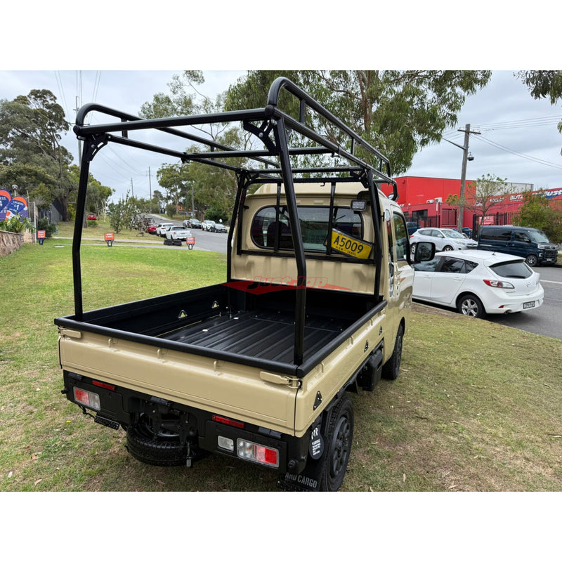 Daihatsu Hi-Jet 2024, New, Manual 4x4, Full Length Roof Rack, Sandy Taupe