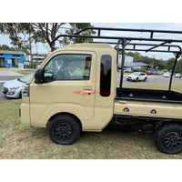 Daihatsu Hi-Jet 2024, New, Manual 4x4, Full Length Roof Rack, Sandy Taupe
