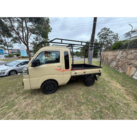 Daihatsu Hi-Jet 2024, New, Manual 4x4, Full Length Roof Rack, Sandy Taupe