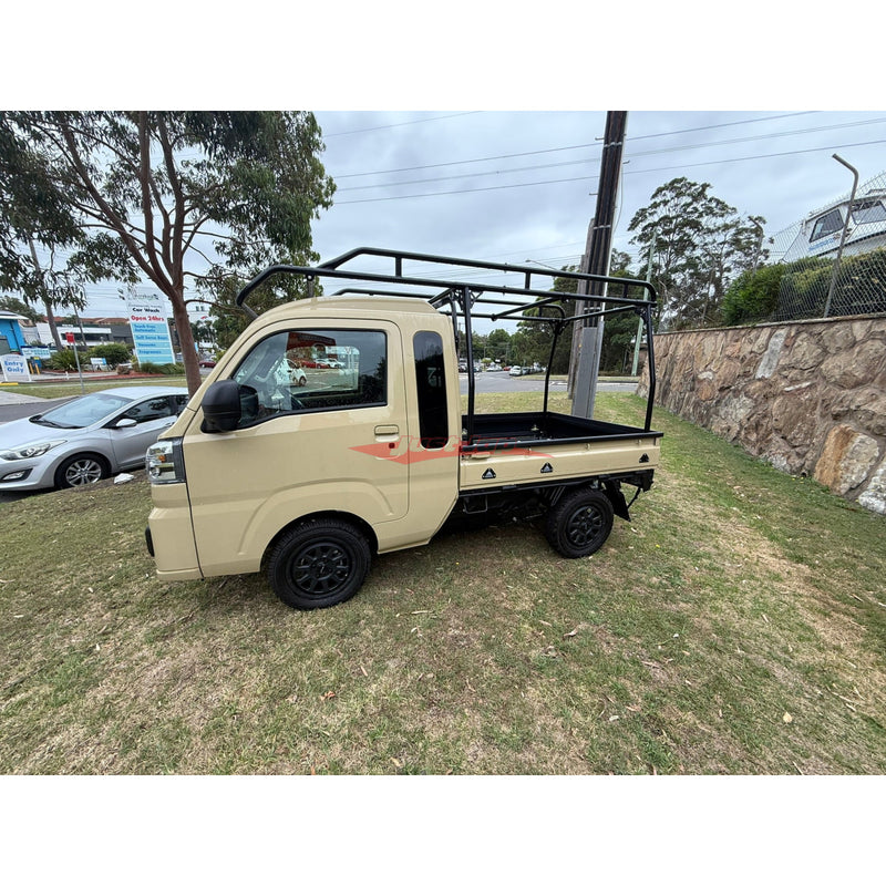 Daihatsu Hi-Jet 2024, New, Manual 4x4, Full Length Roof Rack, Sandy Taupe