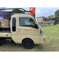 Daihatsu Hi-Jet 2024, New, Manual 4x4, Full Length Roof Rack, Sandy Taupe