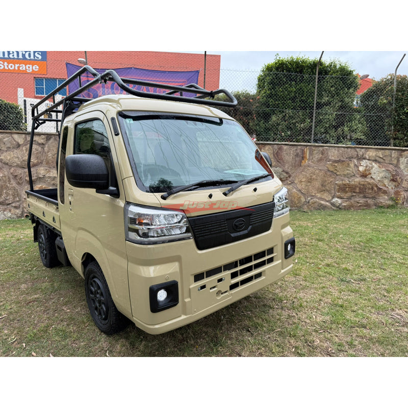 Daihatsu Hi-Jet 2024, New, Manual 4x4, Full Length Roof Rack, Sandy Taupe