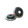 DBA 4000 T3 Series Rear Brake Rotor Set Fits Mitsubishi Evolution 10 (CZ4A)