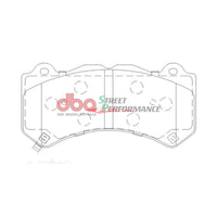 DBA Street Performance Front Brake Pads Fits Aston Martin DB11, Chevrolet Camaro, Dodge Challenger SRT, Holden HSV GTSR, Jeep Grand Cherokee SRT8 & Lexus LFA