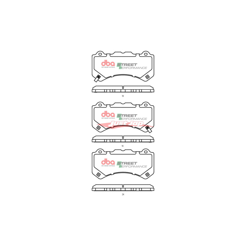 DBA Street Performance Front Brake Pads Fits Nissan R35 GTR
