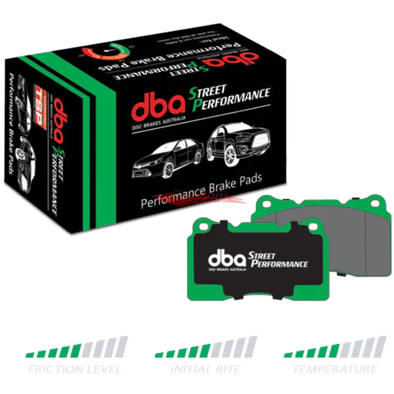 DBA Street Performance Front Brake Pads Fits Toyota GT86 & Subaru Forester SH/SJ,Impreza GG/GH/GPG3, Liberty BP/BL/BM/BR