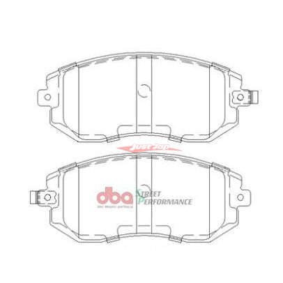 DBA Street Performance Front Brake Pads Fits Toyota GT86 & Subaru Forester SH/SJ,Impreza GG/GH/GPG3, Liberty BP/BL/BM/BR