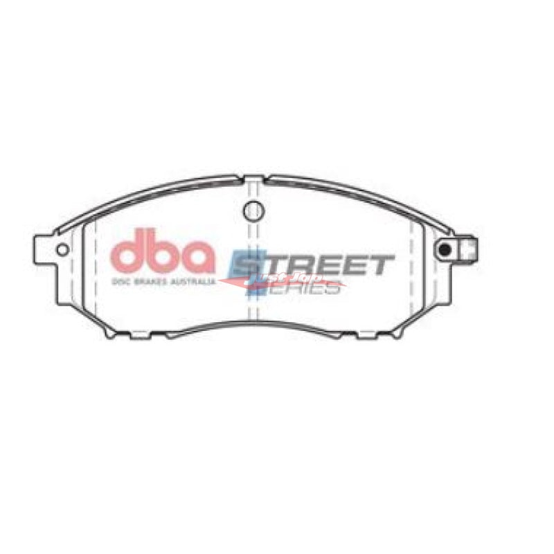 DBA Street Series Front Brake Pads Fit Nissan Z33 350Z, V35/V36 Skyline, J50 Crossover, Y51 Fuga / Infiniti, R51 Pathfinder & D40 Navara