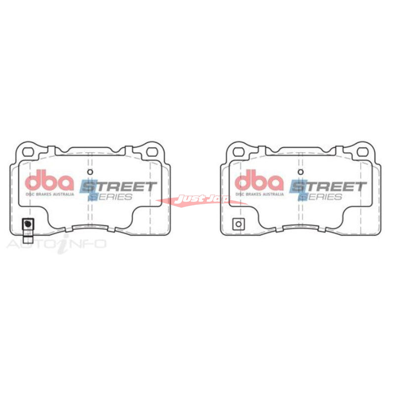 DBA Street Series Front Brake Pads Fits Mitsubishi / Subaru / Holden / Honda (Brembo Calipers)