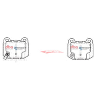 DBA Street Series Rear Brake Pads Fits Mitsubishi Lancer Evolution 7/8/9 & Nissan Skyline R32/R33/R34 (Brembo Calipers)