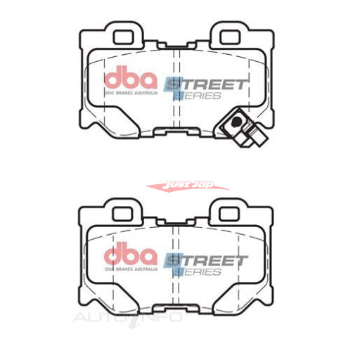 DBA Street Series Rear Brake Pads Fits Nissan V36 Skyline Coupe, Z34 370Z & RZ34 Z (Akebono Calipers)