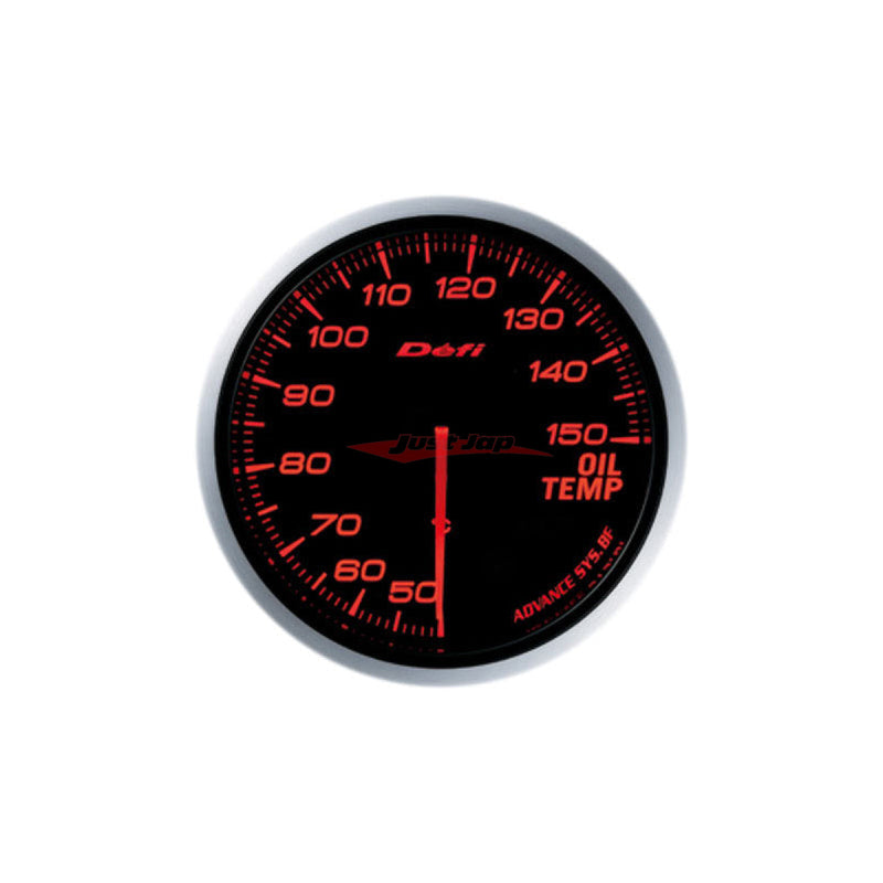 Defi Link Meter ADVANCE BF 60mm (Amber Red) - Oil Temperature Gauge