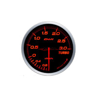 Defi Link Meter ADVANCE BF 60mm (Amber Red) - Turbo Boost Gauge