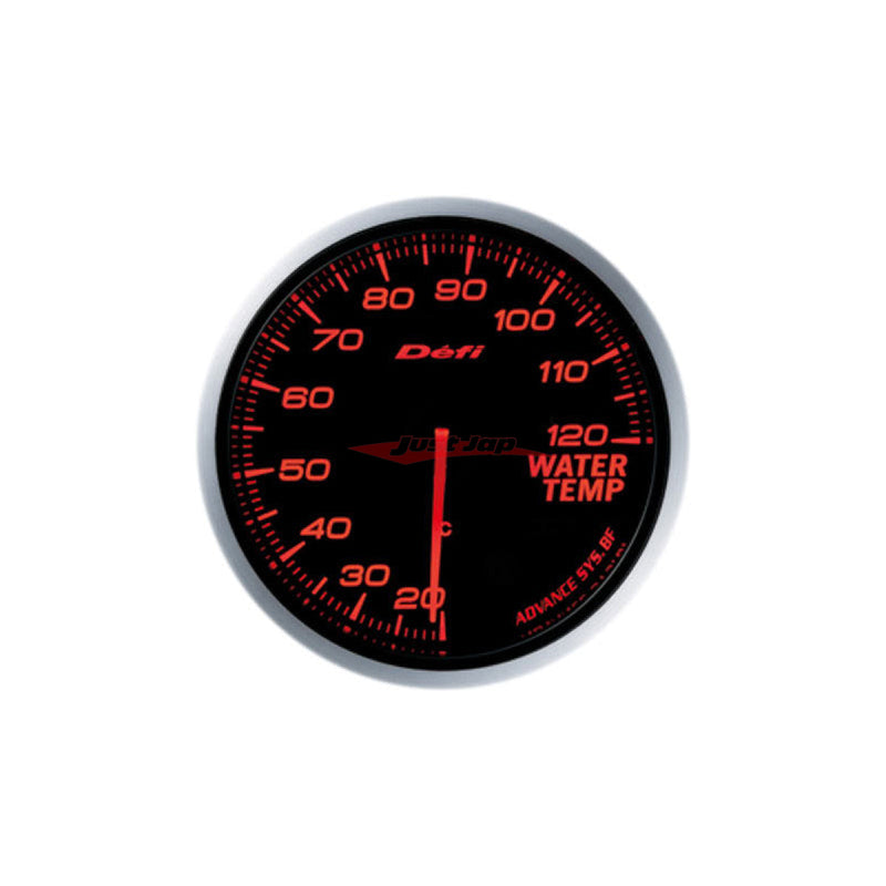 Defi Link Meter ADVANCE BF 60mm (Amber Red) - Water Temperature Gauge