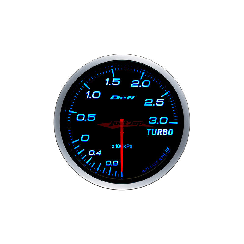 Defi Link Meter ADVANCE BF 60mm (Blue) - Turbo Boost Gauge