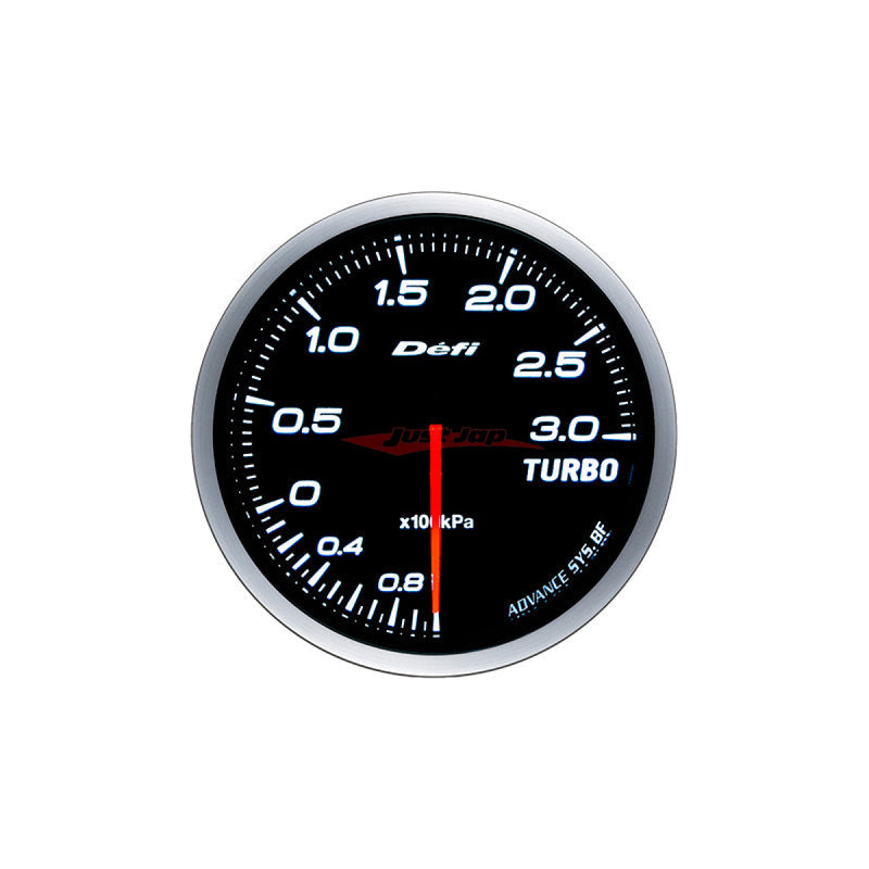 Defi Link Meter ADVANCE BF 60mm (White) - Turbo Boost Gauge