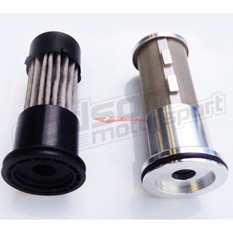 Dodson Motorsport GR6 Metal Mesh Canister Transmission Line Filter (Reusable) Fits Nissan R35 GTR