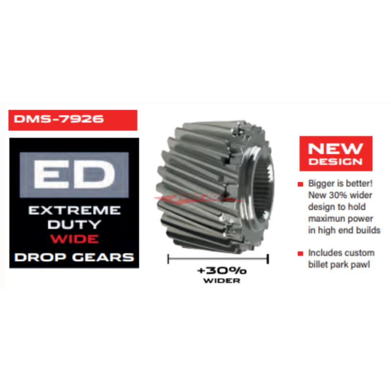 Drop Gears Dodson Motorsport R35 GR6 Extreme Duty (Wide) Rear Output Drop Gears ...