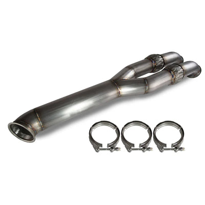 ETS Extreme Turbo Systems 3.5" ~ 4" PRO Series Y Pipe (Dual 3.5" V-Band ~ 4" V-Band) Fits Nissan R35 GTR (2007+)