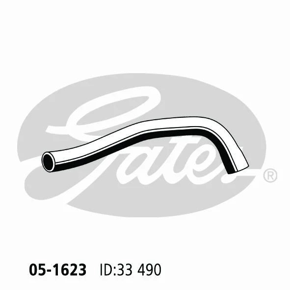 Gates OEM Style Radiator Hose (Lower) fits Nissan R32/R33 Skyline GTS/T, GTS-4, GTR, R34 Skyline GTR & C34 Stagea 260RS (RB20/RB25/RB26)