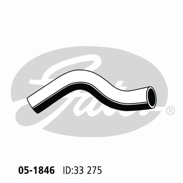 Gates OEM Style Radiator Hose (Upper) fits Nissan R32/R33 Skyline GTR & C34 Stagea 260RS (RB26)