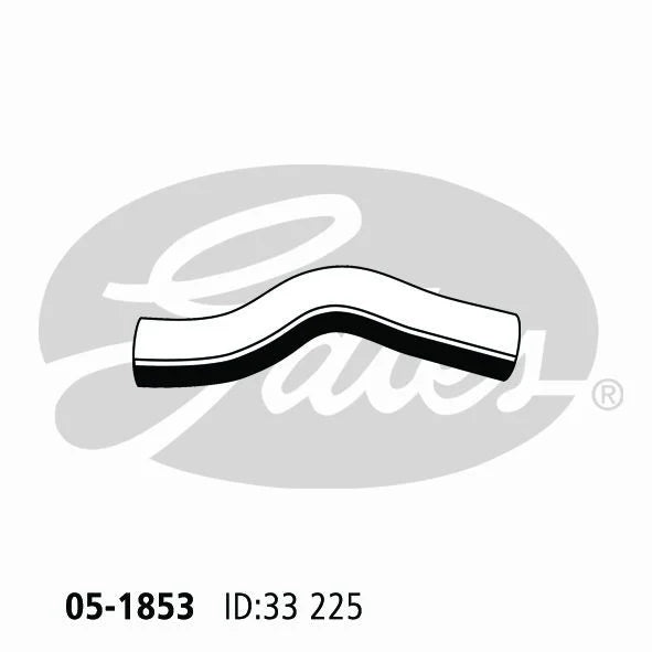 Gates OEM Style Radiator Hose Upper Fits Nissan S13/S14/S15 Silvia, 180SX & 200SX (SR20DE/T)