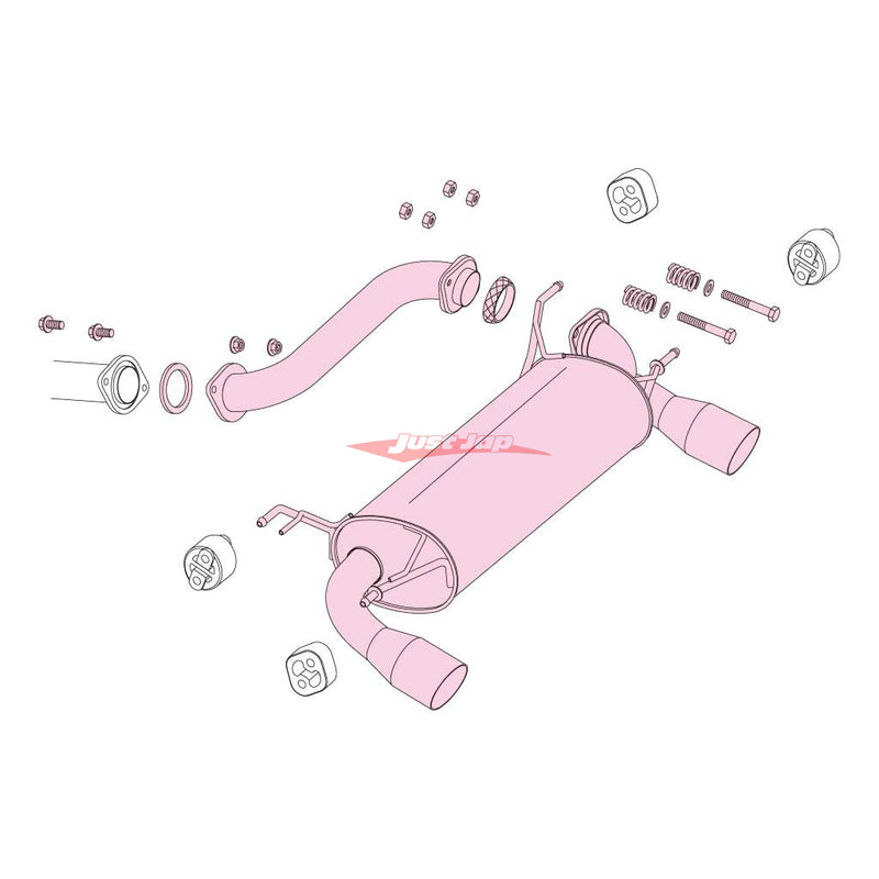 Fujitsubo Authorize R Exhaust System Fits Mazda MX-5 NCEC (LF-VE)